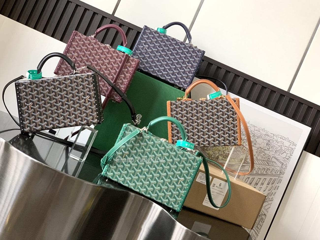 Goyard Grand Hôtel Box Bag 17 Cm X 7.7 Cm X 24.5 Cm (20) - www.newkick.vip